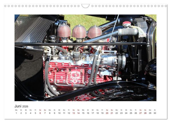 Produktbild: Ford Flathead V8 Motoren (Wandkalender 2026 DIN A3 quer), CALVENDO Monatskalender