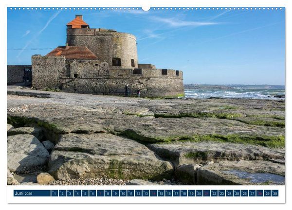 Produktbild: Normandie - raue K&uuml;sten, sanfte H&uuml;gel (hochwertiger Premium Wandkalender 2026 DIN A2 quer), Kunstdruck in Hochglanz