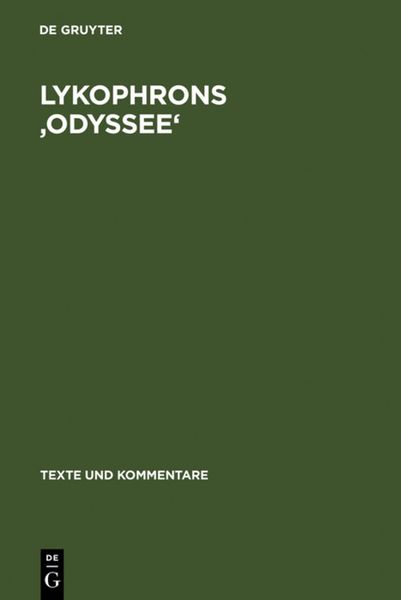 Produktbild: Lykophrons 'Odyssee'