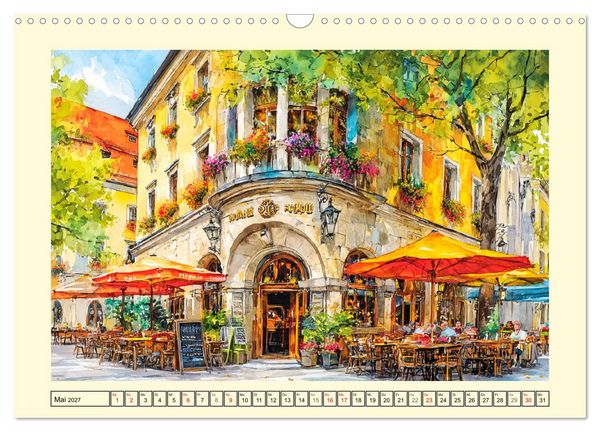 Produktbild: Deutschland. K&uuml;nstlerische Interpretationen (Wandkalender 2027 DIN A3 quer), CALVENDO Monatskalender