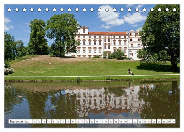 Produktbild: Burgen und Schl&ouml;sser - Zeugnisse vergangener Zeiten (Tischkalender 2027 DIN A5 quer), CALVENDO Monatskalender