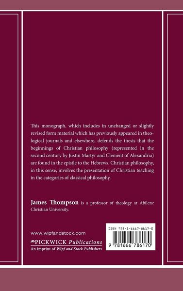 Produktbild: The Beginnings of Christian Philosophy