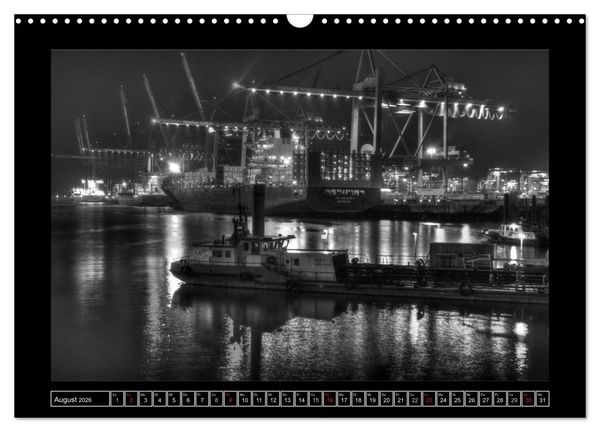 Produktbild: Hamburg Kuntergrau (Wandkalender 2026 DIN A3 quer), CALVENDO Monatskalender