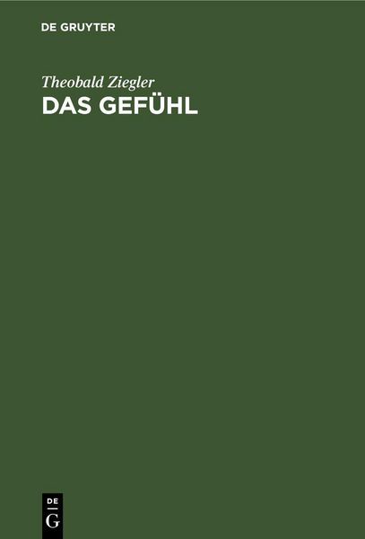 Produktbild: Das Gef&uuml;hl