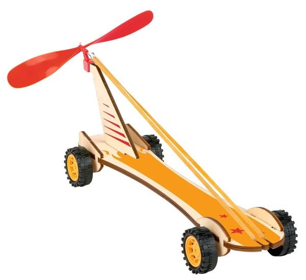 Produktbild: Moses. - PhänoMINT Bausatz Rennwagen mit Gummimotor