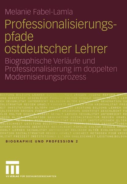 Produktbild: Professionalisierungspfade ostdeutscher Lehrer