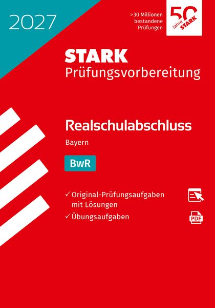 Produktbild: STARK BwR - Realschulabschluss 2027 Bayern - Pr&uuml;fungsvorbereitung