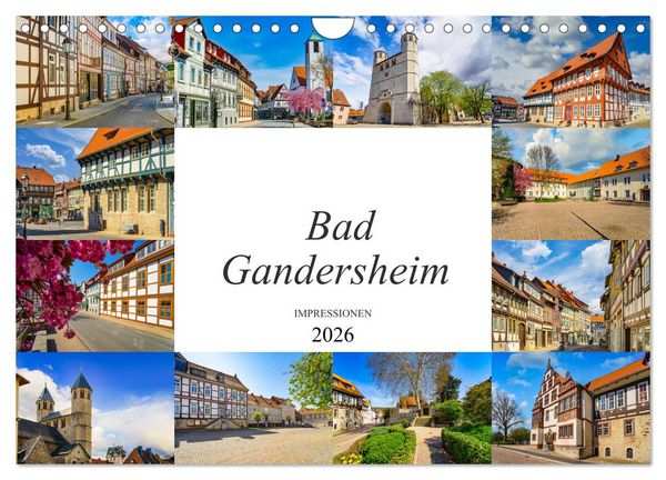 Produktbild: Bad Gandersheim Impressionen (Wandkalender 2026 DIN A4 quer), CALVENDO Monatskalender