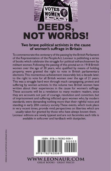 Produktbild: Deeds, Not Words!-the Experiences of Two Suffragettes in the Struggle for the British Women's Vote