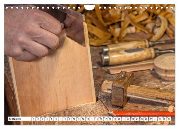 Produktbild: Holz entt&auml;uscht nie (Wandkalender 2026 DIN A4 quer), CALVENDO Monatskalender