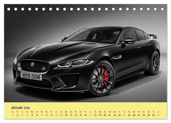 Produktbild: Supersportler mit viel PS (Tischkalender 2026 DIN A5 quer), CALVENDO Monatskalender