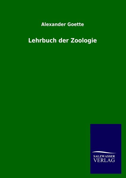 Produktbild: Lehrbuch der Zoologie
