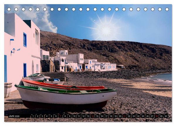 Produktbild: Fuerteventura - Hart am Wind (Tischkalender 2026 DIN A5 quer), CALVENDO Monatskalender