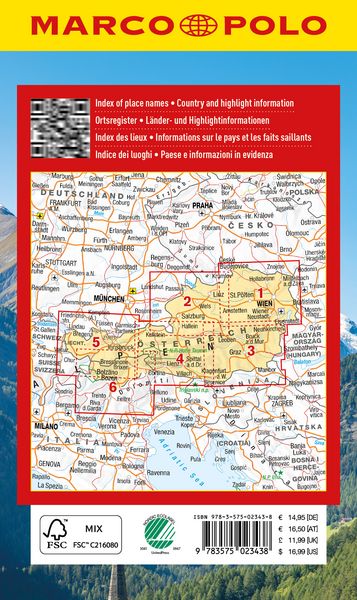 Produktbild: MARCO POLO Kartenset &Ouml;sterreich, S&uuml;dtirol 1:225.000