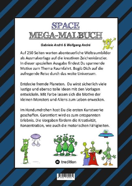 Produktbild: Space Mega Malbuch - Spezial Edition - Entdecke das Universum - Fremde Planeten - Erkunde den Weltraum - Ufo -