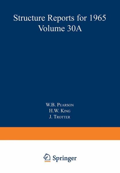 Produktbild: Structure Reports for 1965, Volume 30A