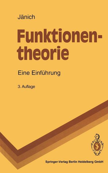 Produktbild: Funktionentheorie