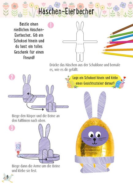 Produktbild: Bastelset f&uuml;r Kinder: Kreatives Bastelset: Ostern