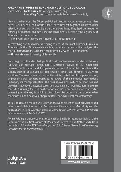 Produktbild: Tracing the Politicisation of the EU