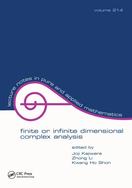 Produktbild: Finite or Infinite Dimensional Complex Analysis
