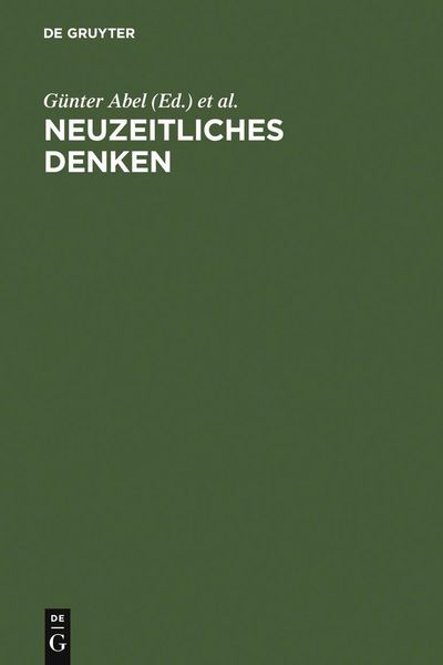 Produktbild: Neuzeitliches Denken