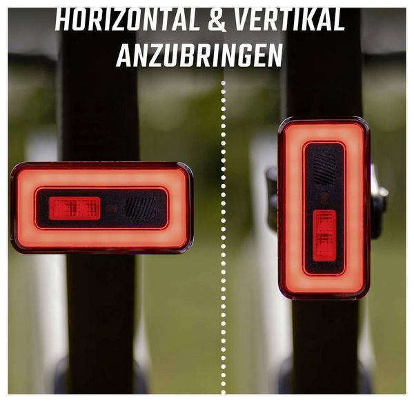 Produktbild: Sigma Fahrrad-R&uuml;cklicht HIRO 70 COB LED akkubetrieben