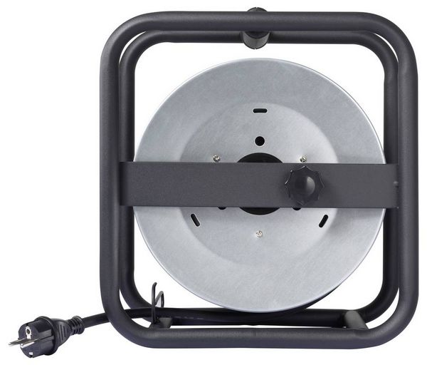 Produktbild: Sygonix SY-10236120 Kabeltrommel 40m Schwarz Schutzkontakt-Stecker