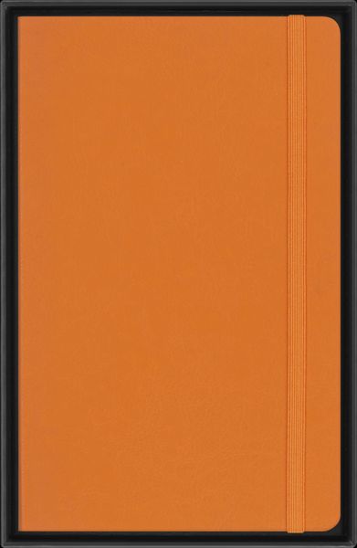 Produktbild: Moleskine Vegea Capri Notizbuch Large/A5 liniert weicher Einband orange in Box