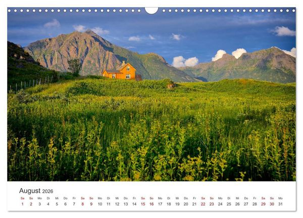 Produktbild: Norwegen - Das wundersch&ouml;ne Land im Norden. (Wandkalender 2026 DIN A3 quer), CALVENDO Monatskalender