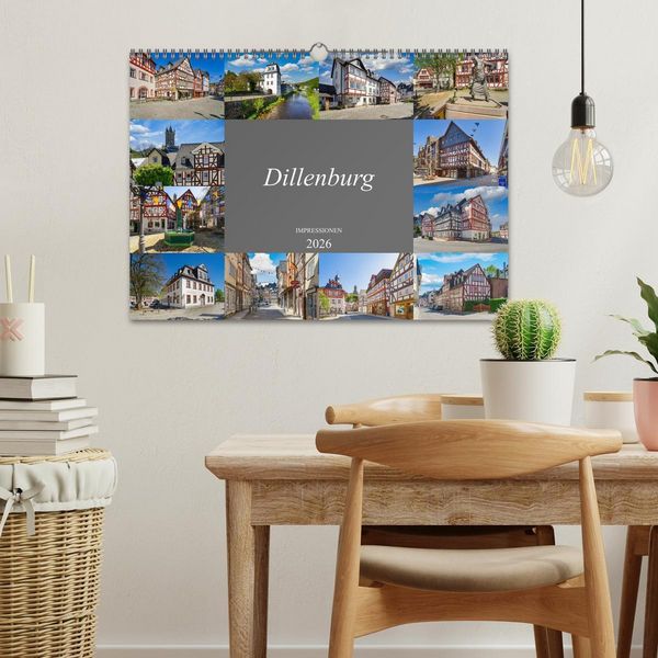 Produktbild: Dillenburg Impressionen (Wandkalender 2026 DIN A3 quer), CALVENDO Monatskalender