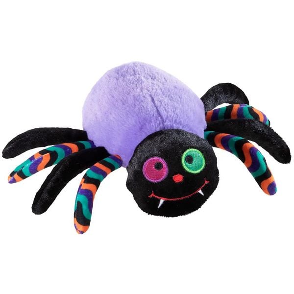 Produktbild: Heunec 453951 - Halloween Spinne, Pl&uuml;sch, lila/schwarz, 22 cm