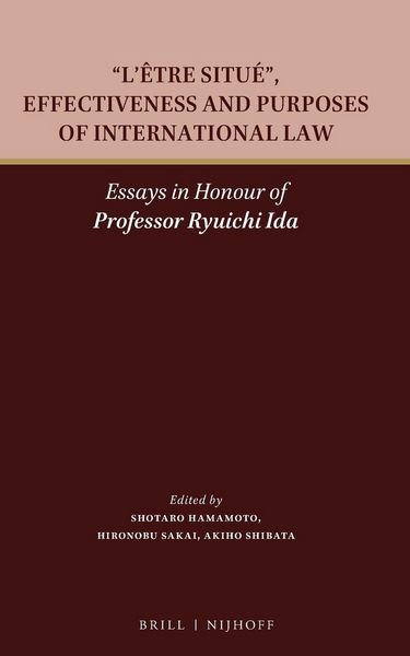 Produktbild: L'&Ecirc;tre Situ&eacute;, Effectiveness and Purposes of International Law