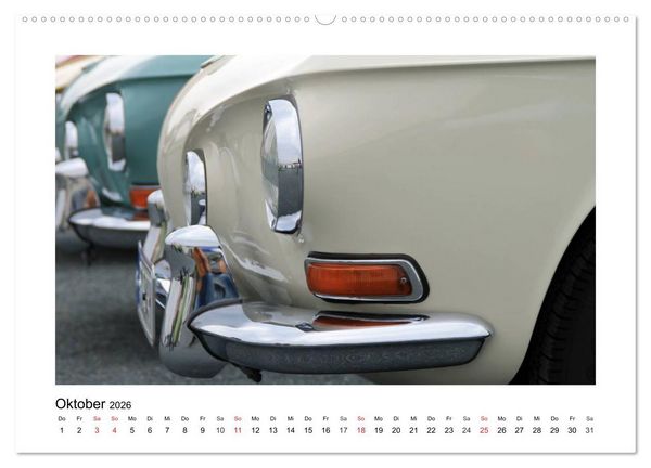 Produktbild: Eine Legende lebt, der Karmann-Ghia (hochwertiger Premium Wandkalender 2026 DIN A2 quer), Kunstdruck in Hochglanz