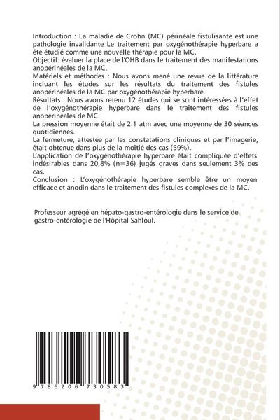 Produktbild: Oxyg&eacute;noth&eacute;rapie hyperbare et l&eacute;sions ano-p&eacute;rin&eacute;ales