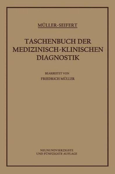 Produktbild: Taschenbuch der Medizinisch-Klinischen Diagnostik