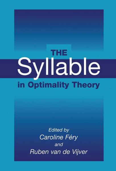 Produktbild: The Syllable in Optimality Theory