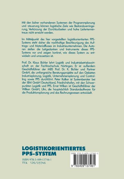 Produktbild: Logistikorientiertes PPS-System