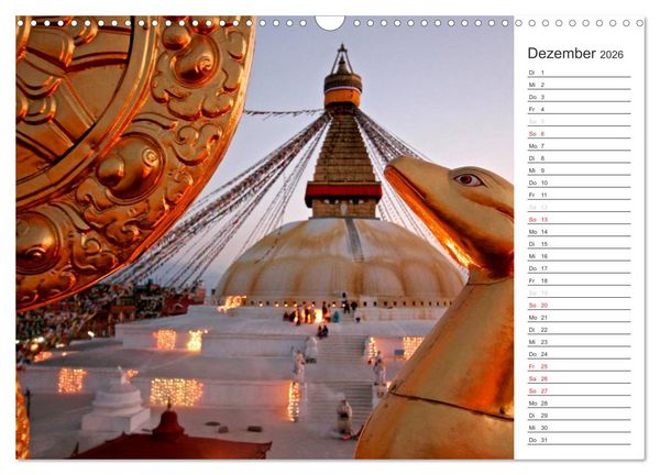 Produktbild: Nepal (Wandkalender 2026 DIN A3 quer), CALVENDO Monatskalender