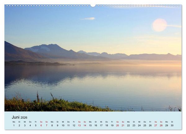 Produktbild: Lichtstimmungen des Nordens (Wandkalender 2026 DIN A2 quer), CALVENDO Monatskalender