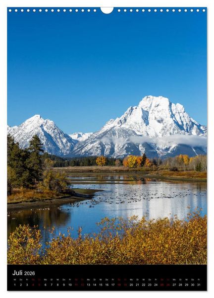 Produktbild: Teton Range - Der Grand Teton National Park (Wandkalender 2026 DIN A3 hoch), CALVENDO Monatskalender