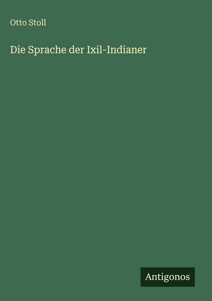 Produktbild: Die Sprache der Ixil-Indianer