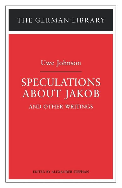 Produktbild: Speculations about Jakob