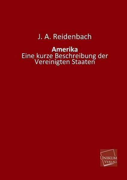 Produktbild: Reidenbach, J: Amerika