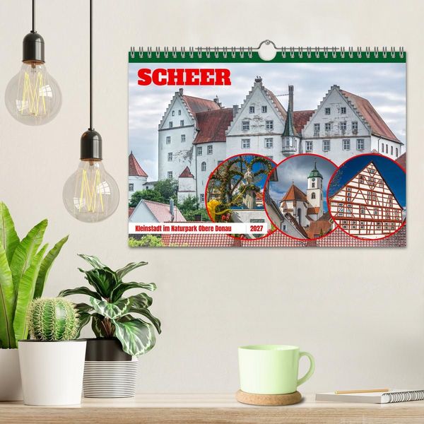Produktbild: Scheer - Keinstadt im Naturpark Obere Donau (Wandkalender 2027 DIN A4 quer), CALVENDO Monatskalender