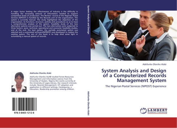Produktbild: System Analysis and Design of a Computerized Records Management System