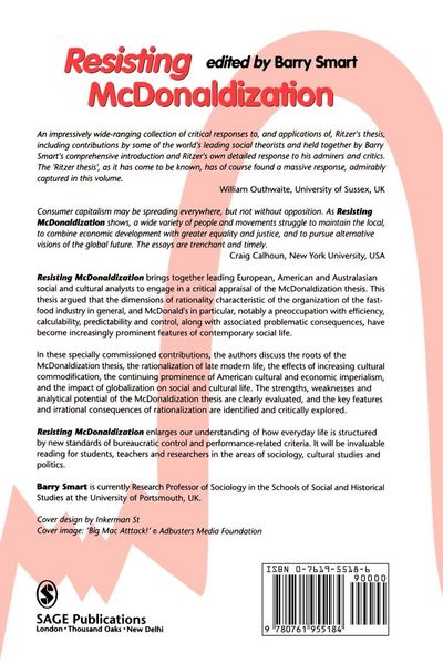 Produktbild: Resisting McDonaldization