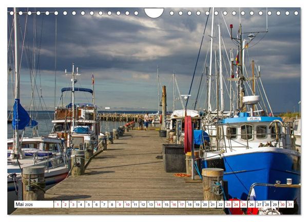 Produktbild: Ostseeinsel Poel - K&uuml;stenimpressionen (Wandkalender 2026 DIN A4 quer), CALVENDO Monatskalender