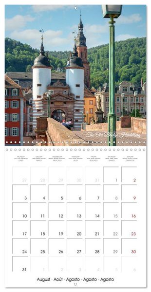 Produktbild: The colorful city of Heidelberg (Wall Calendar 2026 12 &times; 12 Inch) CALVENDO 12 Month Wall Calendar