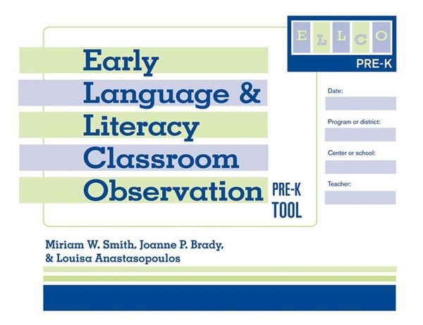Produktbild: Early Language and Literacy Classroom Observation Tool, Pre-K (Ellco Pre-K)