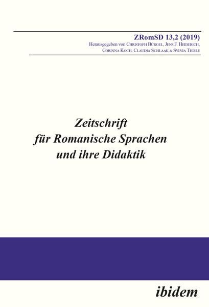 Produktbild: Zeitschrift f&uuml;r Romanische Sprachen und ihre Didaktik